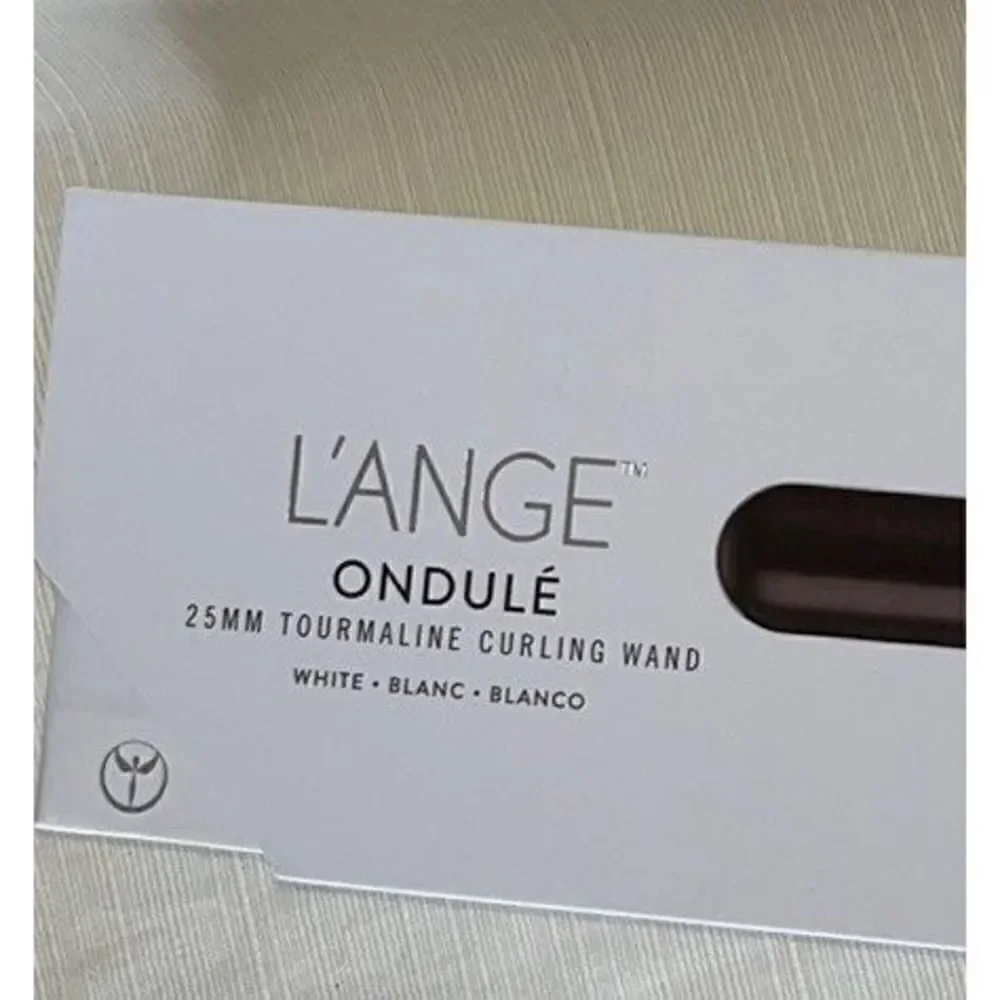 Lange 25 mm White Ondule Tourmaline Curling Wand
